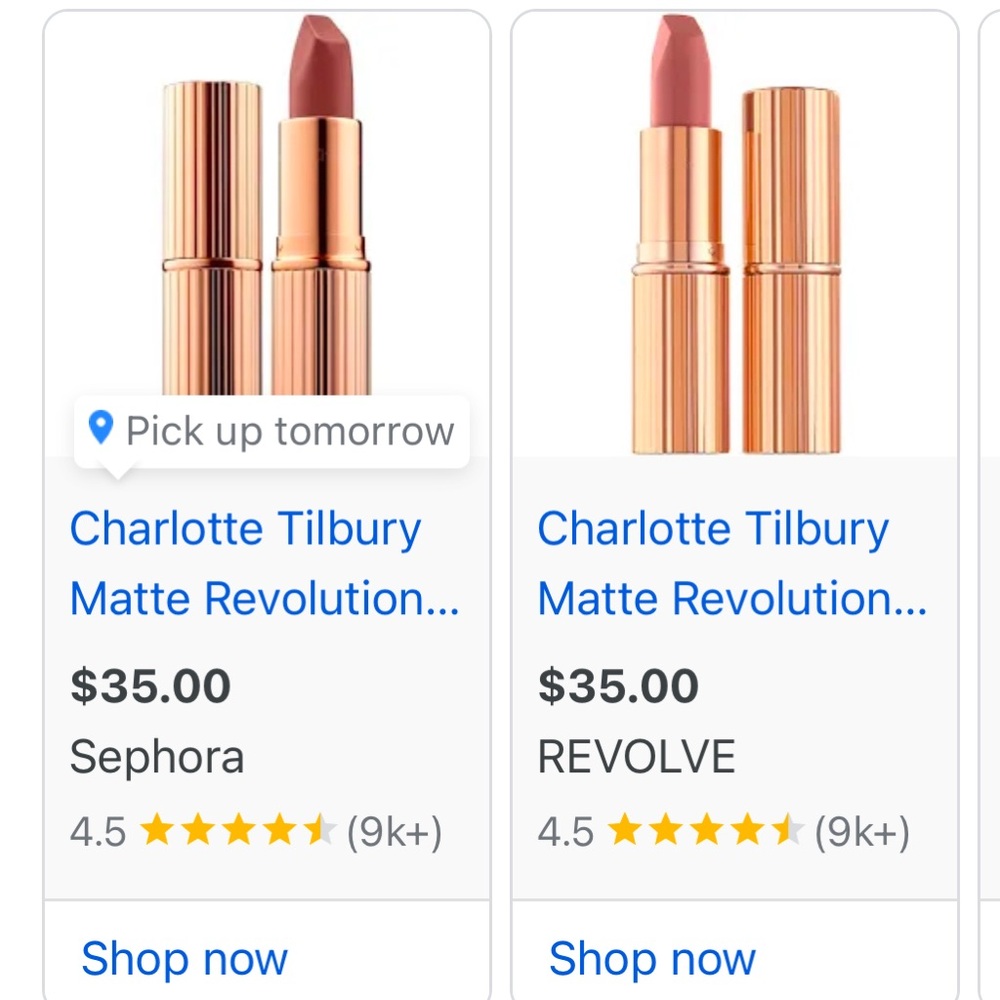 Italy matte revolution 3.5g charlottee tiburly carina star lip stick Nordstrom